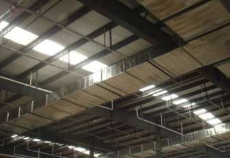 通風(fēng)管道部分零件的安裝